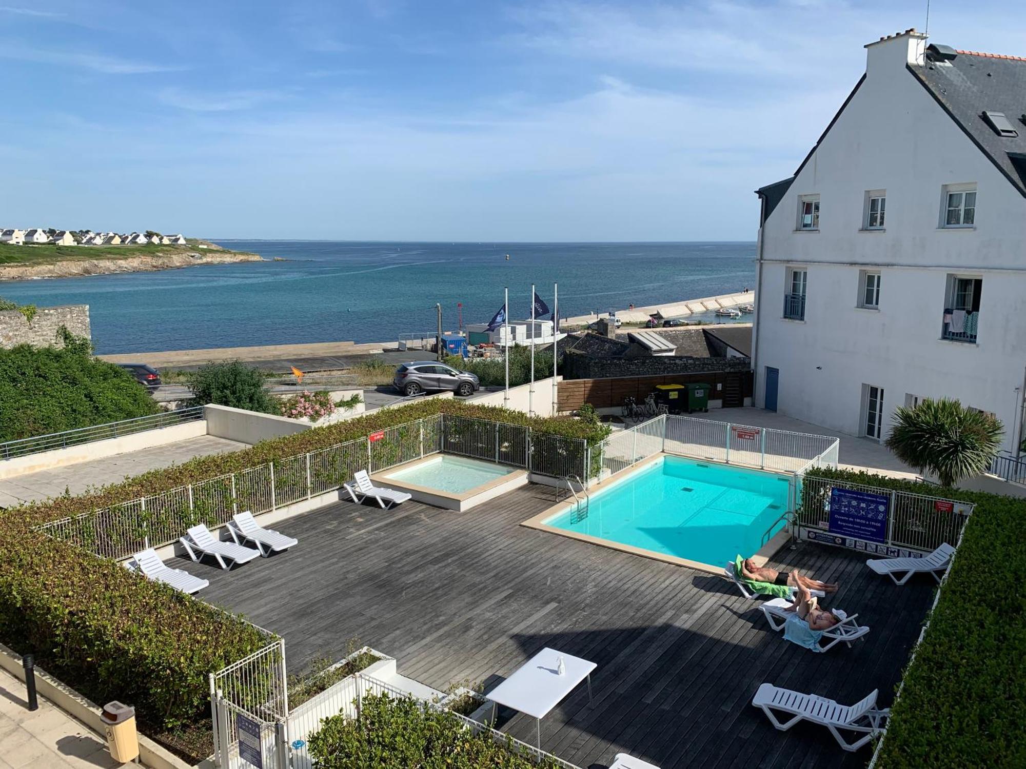 Duplex Vue Mer - Plage A 100M- 4 Lits - Parking Sous Sol Audierne Eksteriør billede