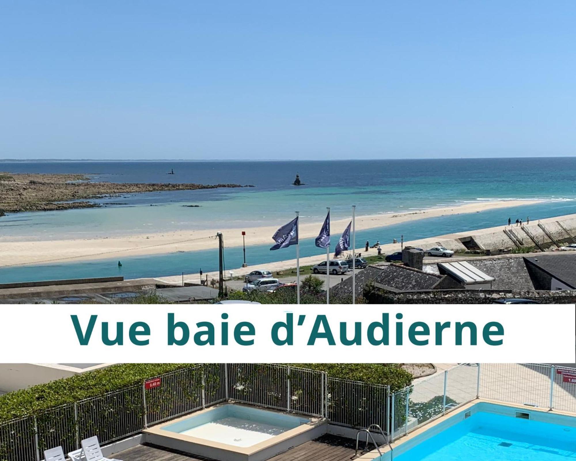 Duplex Vue Mer - Plage A 100M- 4 Lits - Parking Sous Sol Audierne Eksteriør billede